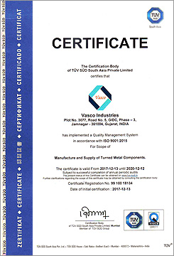 ISO Certificate
